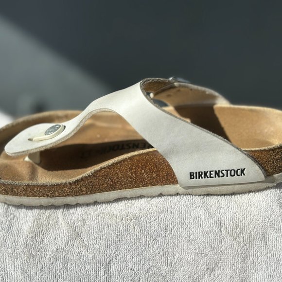 Birkenstock Gizeh White Size 37 - Picture 4 of 7